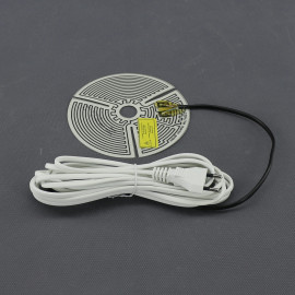 TF1208 - topná fólie PES 230 V, 7 W, lepicí, průměr 140 mm