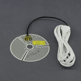 TF1208 - topná fólie PES 230 V, 7 W, lepicí, průměr 140 mm