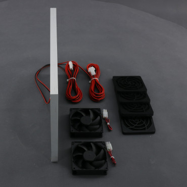 SO12 - solární ventilátory čtvercové 2x 99x99 mm, 2x 65 m3/h