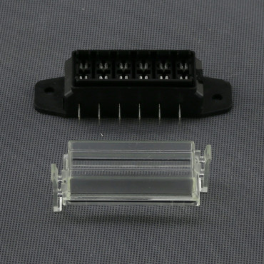 SI619 - pouzdro 6x nožové autopojistky Standard, 6x 16 A