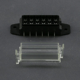 SI619 - pouzdro 6x nožové autopojistky Standard, 6x 16 A