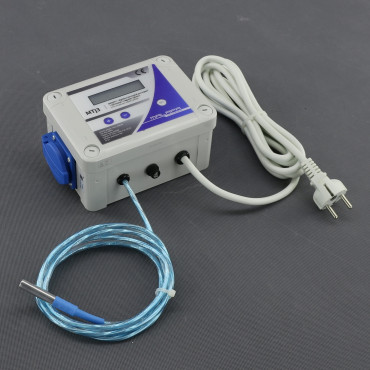 MTJ3 - termostat pro topení + regulace otáček 230 V, digitální