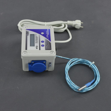 MTJ3 - termostat pro topení + regulace otáček 230 V, digitální