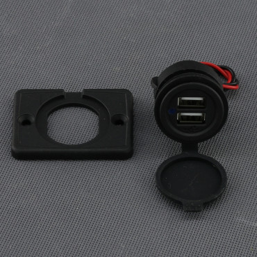 SI125 - 2x USB-A nabíječka 2x 4,8 A, IP65, panelová