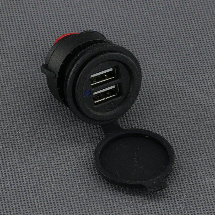 SI125 - 2x USB-A nabíječka 2x 4,8 A, IP65, panelová