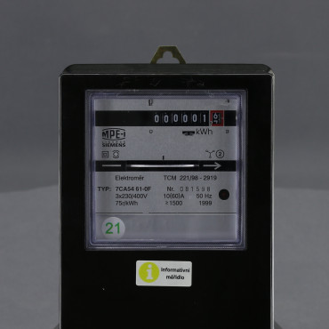 detail na číselník elektroměru EL01