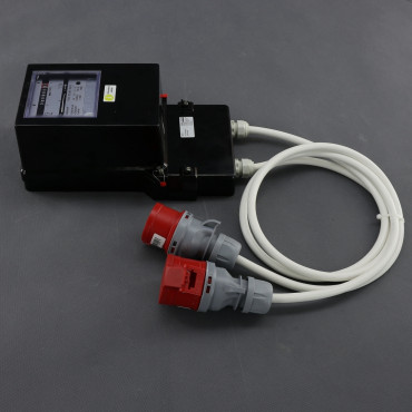 EL01 - přenosný elektroměr 3f, 16 A, analogový, zásuvka a vidlice