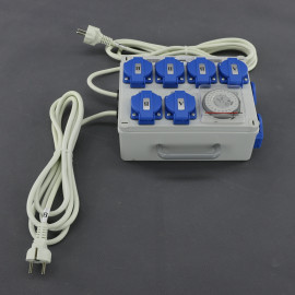 rozvaděč pro čerpadla, osvětlení (6 a 1 a 1) 2x 230 V, 2x 16 A