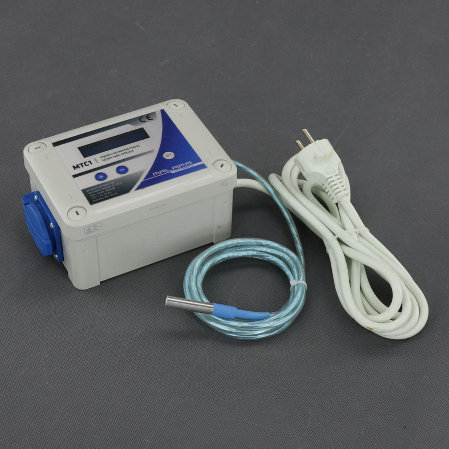 MTC1 - termostat časový 230 V, 3000 W, digitální, NO-NC