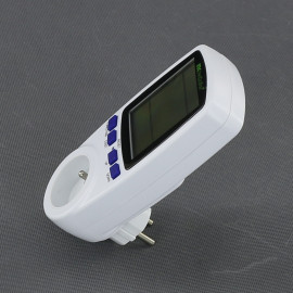 EL07 - elektroměr 230 V, 16 A, digitální, do zásuvky