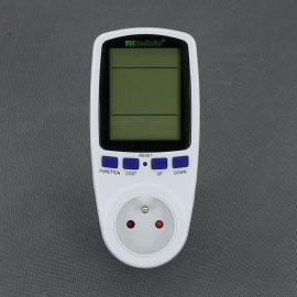 EL07 - elektroměr 230 V, 16 A, digitální, do zásuvky