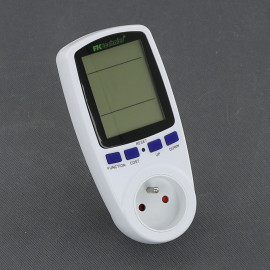 EL07 - elektroměr 230 V, 16 A, digitální, do zásuvky