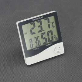 VT36 - teploměr + vlhkoměr (IN) a hodiny, digitální