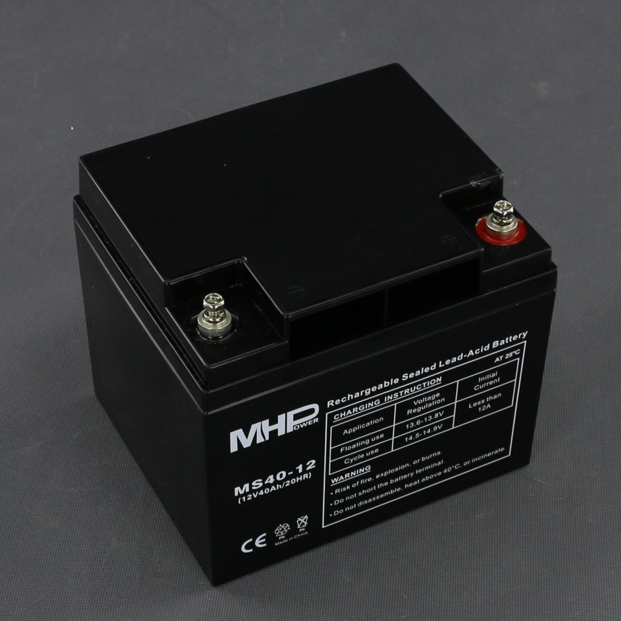 AK100 - akumulátor AGM 12 V, 40 Ah, bezúdržbový, M5