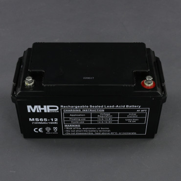 AK150 - akumulátor AGM 12 V, 65 Ah, bezúdržbový, M8