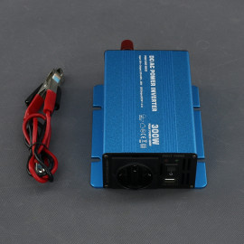 SI302 - měnič napětí 12 V na 230 V, 300 W čistý sinus a USB
