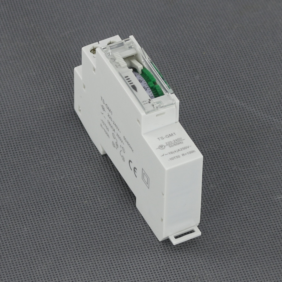 EH16 - spínací hodiny 230 V, 3500 W, mechanické, na DIN lištu