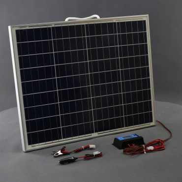 SO66 - solární nabíječka autobaterií 12 V, 50 W, přenosná