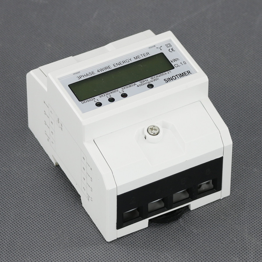 EL12 - elektroměr 3x 230/400 V, 26 A, digitální, na DIN lištu