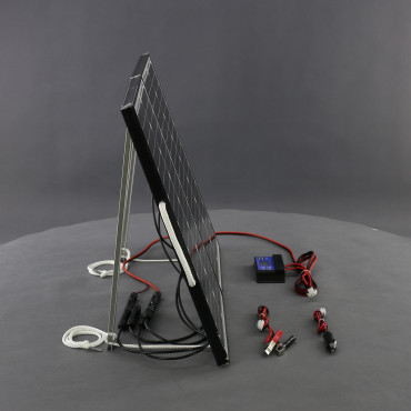 SO108 - solární nabíječka autobaterií 12 V, 60 W, skládací