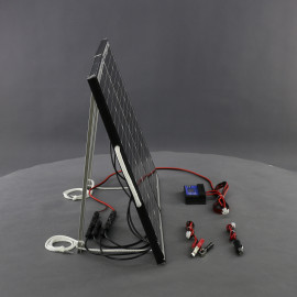 SO108 - solární nabíječka autobaterií 12 V, 60 W, skládací