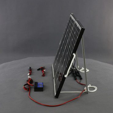 SO108 - solární nabíječka autobaterií 12 V, 60 W, skládací