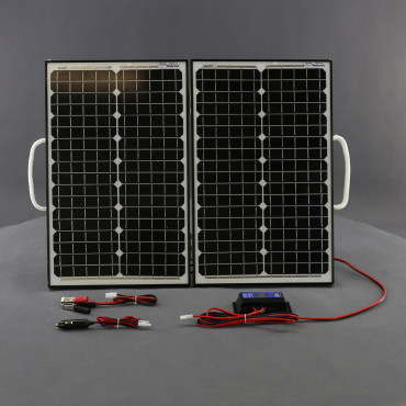 SO108 - solární nabíječka autobaterií 12 V, 60 W, skládací