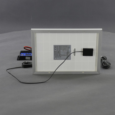 SO134 - solární systém 10 W, ostrovní, 12 V a USB a LED