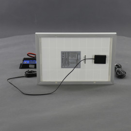 SO134 - solární systém 10 W, ostrovní, 12 V a USB a LED