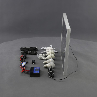 SO135 - solární systém 20 W, ostrovní, 12 V a USB a LED