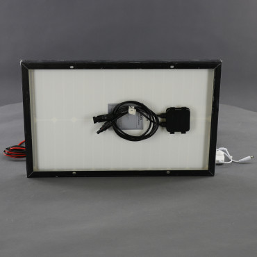 SO136 - solární systém 30 W, ostrovní, 12 V a USB a LED