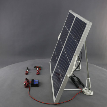 SO113 - solární nabíječka autobaterií 24 V, 50 W, skládací