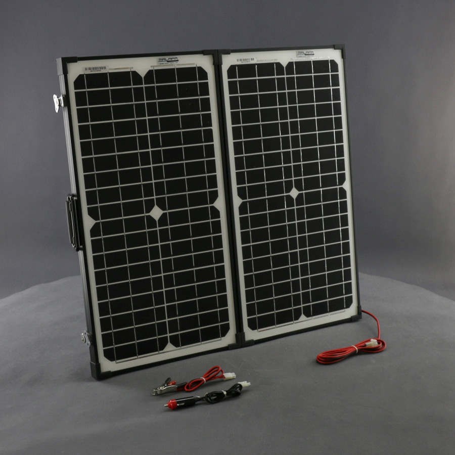 SO109 - solární nabíječka autobaterií 12 V, 60 W, skládací