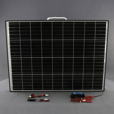 SO106 - solární nabíječka autobaterií 12 V, 100 W, přenosná