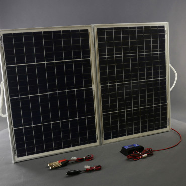 SO110 - solární nabíječka autobaterií 12 V, 100 W, skládací