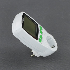 EL08 - elektroměr 230 V, 16 A, digitální, Schuko, do zásuvky