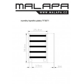 TF3671-mini-ploche-topne-teleso-24v-40w-38x26mm-rozmery