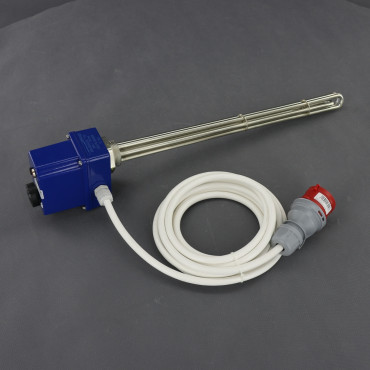 TF204 - topná patrona G 6/4 palce, 3f, 6000 W, termostat, studený konec