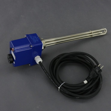 TF202 - topná patrona G 6/4 palce, 230 V, 3000 W, termostat, studený konec