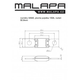 SI640-pojistka-plocha-megaval-100-a-roztec-50-8-mm-zluta-rozmery