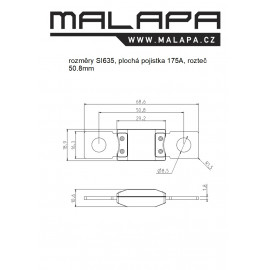 SI635-pojistka-plocha-megaval-175-a-roztec-50-8-mm-bila-rozmery