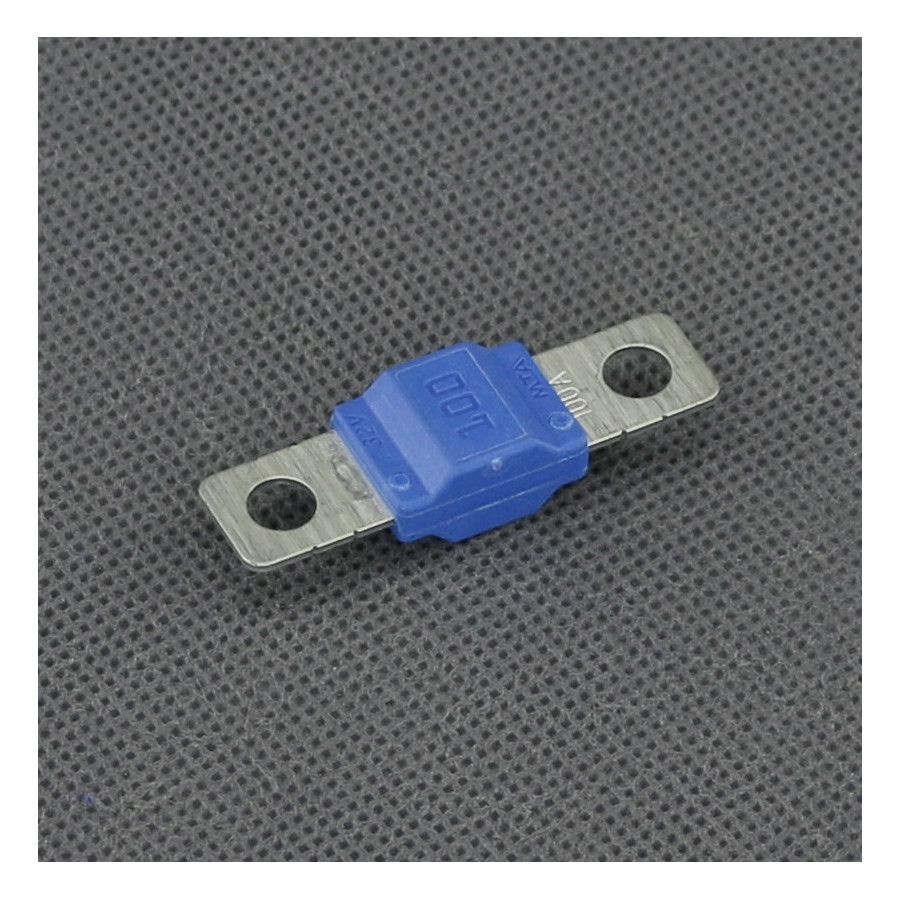 SI644 - pojistka plochá MIDIVAL, 100 A, rozteč 30 mm, modrá