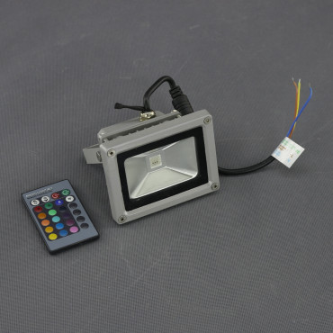 RGB02 - reflektor barevný RGB 230 V, 10 W, na DO