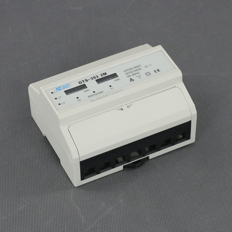 EL22 - elektroměr 3x 230/400 V, 100 A, analogový, dvousazbový, na DIN lištu