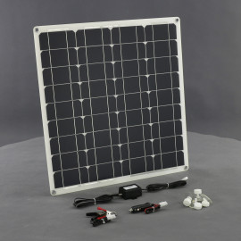 SO64 - solární nabíječka autobaterií 12 V, 50 W, ohebná a USB