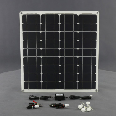 SO64 - solární nabíječka autobaterií 12 V, 50 W, ohebná a USB