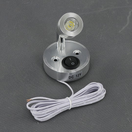 SI28 - LED lampička 12-24 V, 2 W, vypínač, otočná