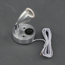SI28 - LED lampička 12-24 V, 2 W, vypínač, otočná
