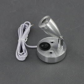 SI28 - LED lampička 12-24 V, 2 W, vypínač, otočná