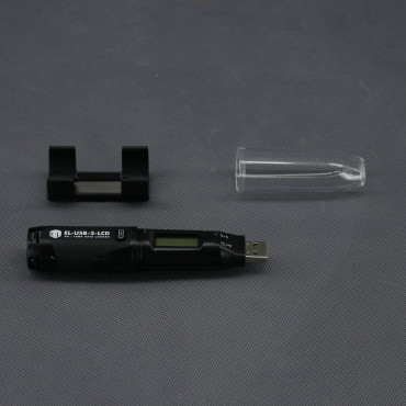 VT05 - záznamník teploty a vlhkosti (datalogger USB), displej